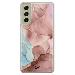 Casevibes Samsung Galaxy S21 FE hoesje siliconen - Marble Clouds