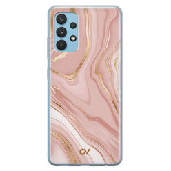 Casevibes Samsung Galaxy A32 4G hoesje siliconen - Rose Marble