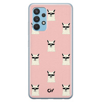 Casevibes Samsung Galaxy A32 4G hoesje siliconen - Lama Print