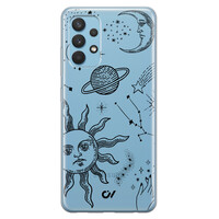 Casevibes Samsung Galaxy A32 4G hoesje siliconen - Zodiac Sterrenstelsel