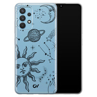 Casevibes Samsung Galaxy A32 4G hoesje siliconen - Zodiac Sterrenstelsel