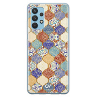 Casevibes Samsung Galaxy A32 4G hoesje siliconen - Vintage Ceramic Tiles