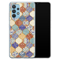 Casevibes Samsung Galaxy A32 4G hoesje siliconen - Vintage Ceramic Tiles
