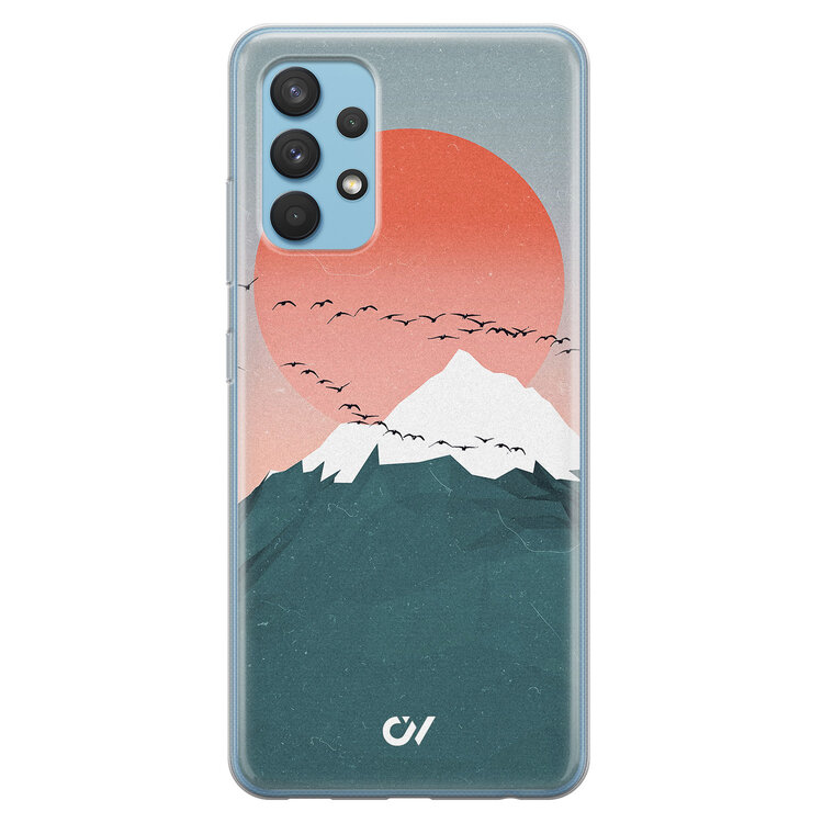 Casevibes Samsung Galaxy A32 4G hoesje siliconen - Mountain Birds