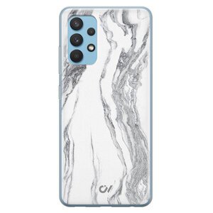 Casevibes Samsung Galaxy A32 4G hoesje siliconen - Marble Ivory