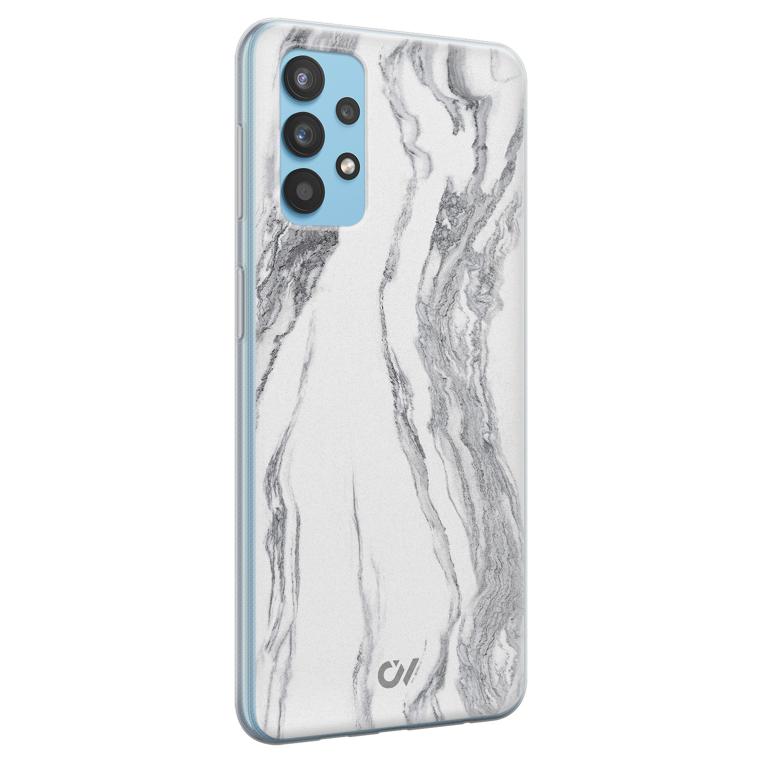 Casevibes Samsung Galaxy A32 4G  hoesje siliconen - Marble Ivory