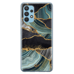 Casevibes Samsung Galaxy A32 4G hoesje siliconen - Marble Jade Stone