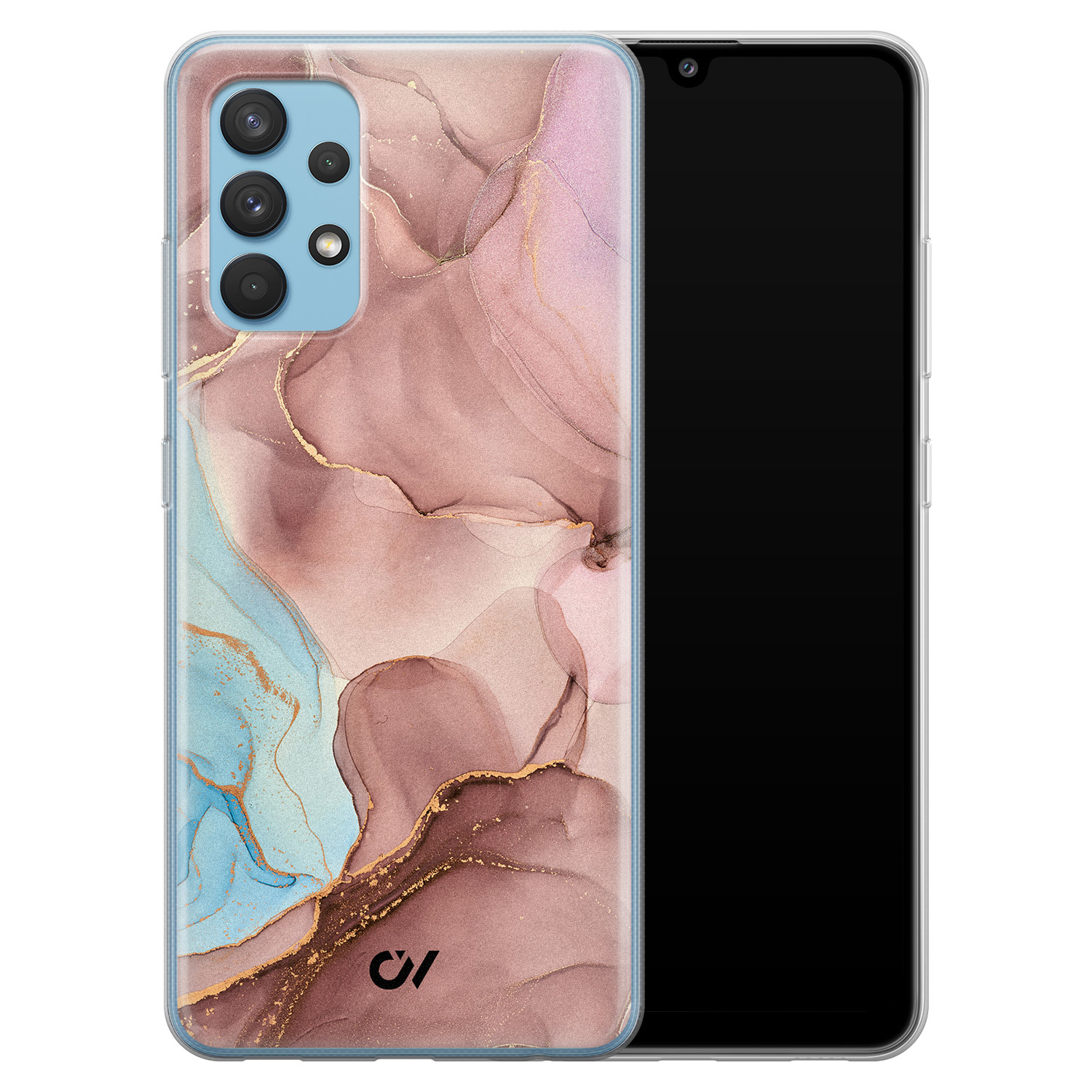 Casevibes Samsung Galaxy A32 4G  hoesje siliconen - Marble Clouds