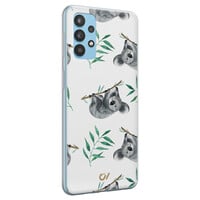 Casevibes Samsung Galaxy A32 4G  hoesje siliconen - Koala Print