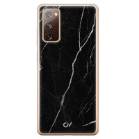 Casevibes Samsung Galaxy S20 FE hoesje siliconen - Marble Noir