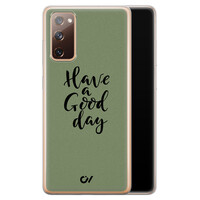 Casevibes Samsung Galaxy S20 FE hoesje siliconen - Good Day