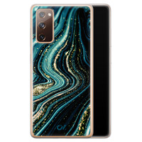 Casevibes Samsung Galaxy S20 FE hoesje siliconen - Blue Marble Waves