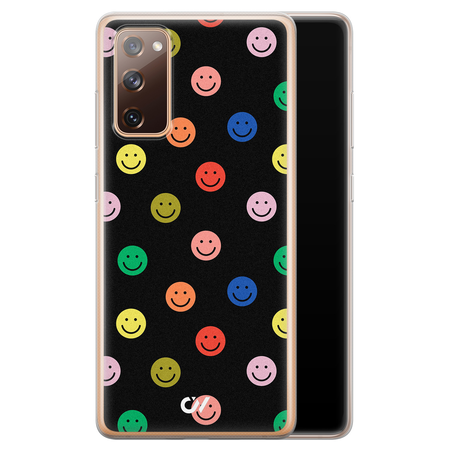 Casevibes Samsung Galaxy S20 FE hoesje siliconen - Retro Smileys