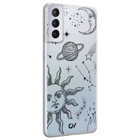 Casevibes Samsung Galaxy S21 hoesje siliconen - Zodiac Sterrenstelsel