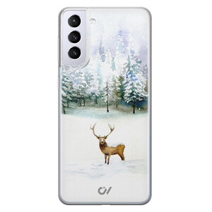 Casevibes Samsung Galaxy S21 hoesje siliconen - Rendier