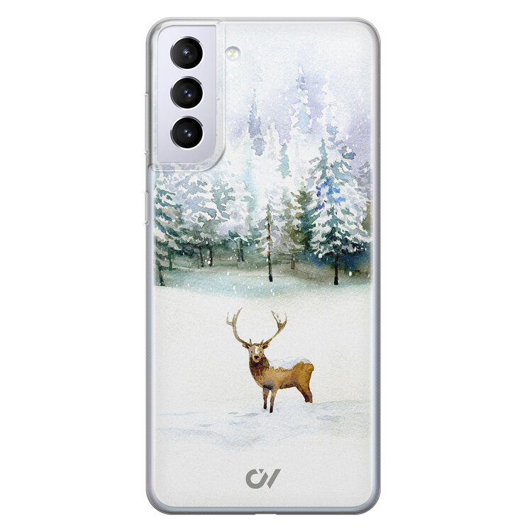 Casevibes Samsung Galaxy S21 hoesje siliconen - Rendier