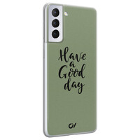 Casevibes Samsung Galaxy S21 hoesje siliconen - Good Day