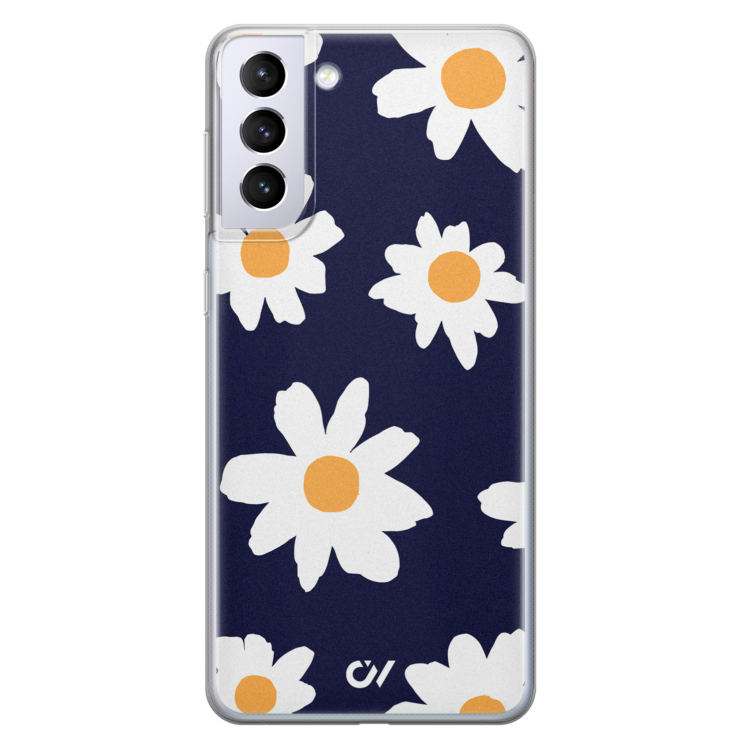 Casevibes Samsung Galaxy S21 hoesje siliconen - Sweet Daisies