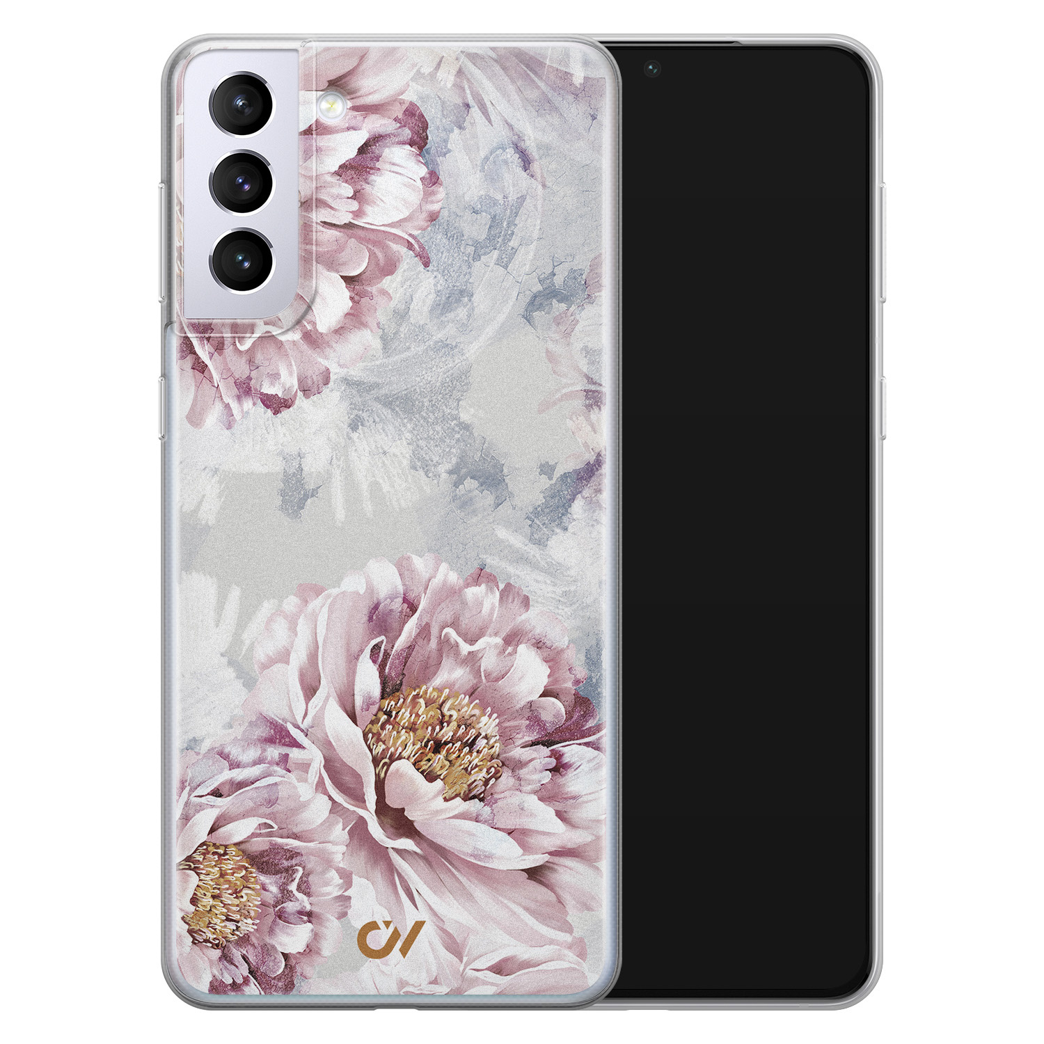 Casevibes Samsung Galaxy S21 hoesje siliconen - Floral Print