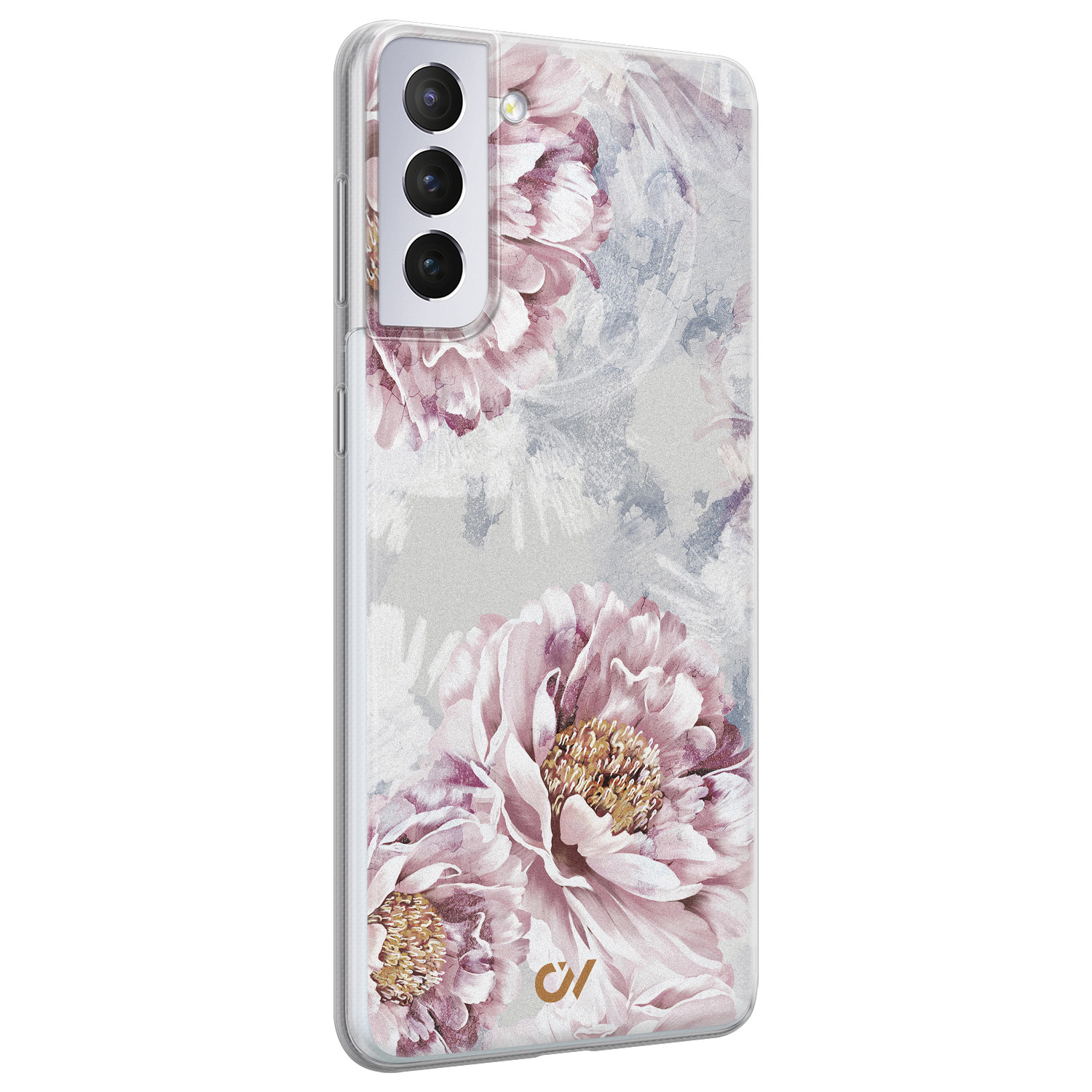 Casevibes Samsung Galaxy S21 hoesje siliconen - Floral Print