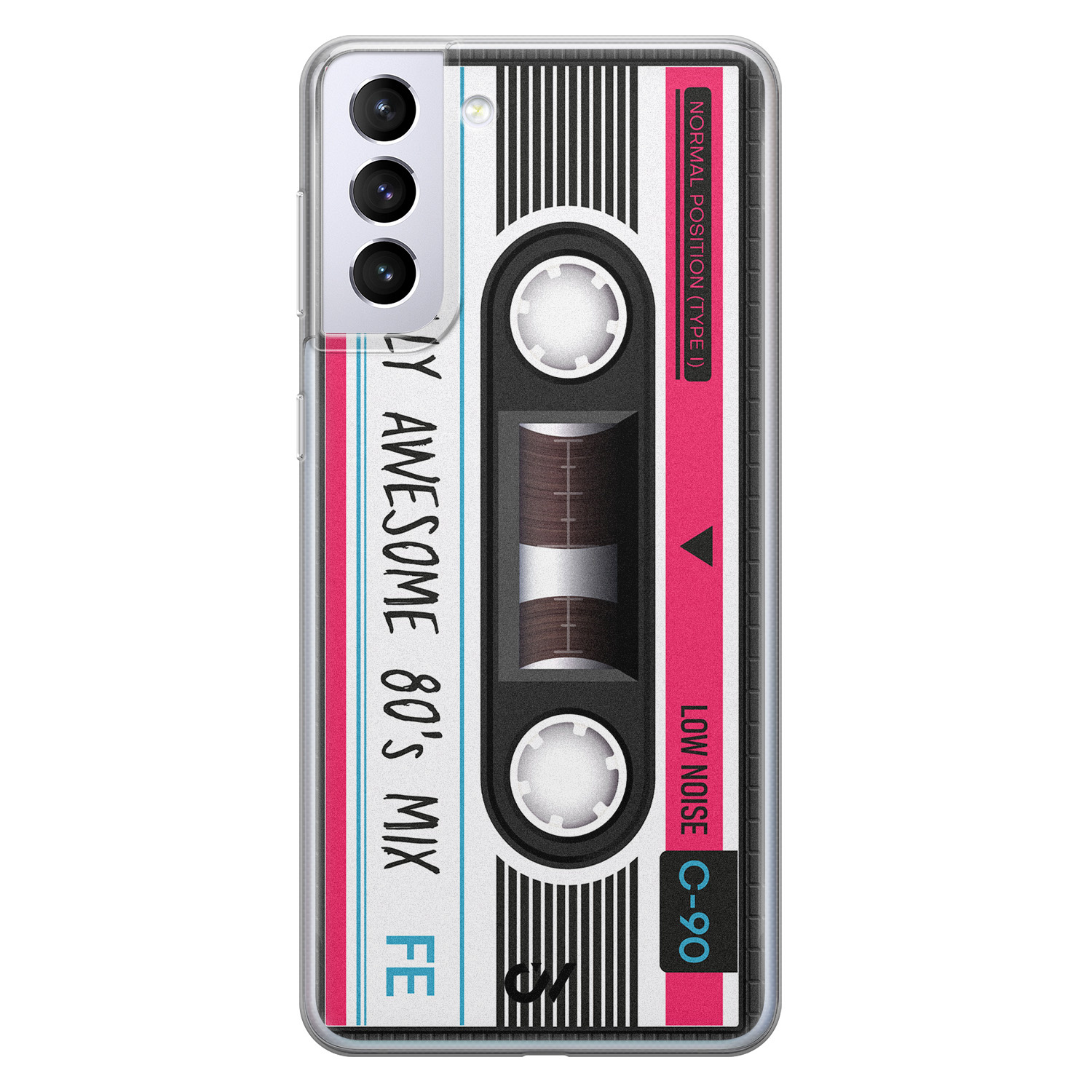 Casevibes Samsung Galaxy S21 hoesje siliconen - Cassette
