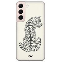 Casevibes Samsung Galaxy S22 hoesje siliconen - Chinese Tijger