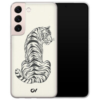 Casevibes Samsung Galaxy S22 hoesje siliconen - Chinese Tijger