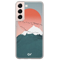 Casevibes Samsung Galaxy S22 hoesje siliconen - Mountain Birds