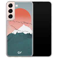 Casevibes Samsung Galaxy S22 hoesje siliconen - Mountain Birds