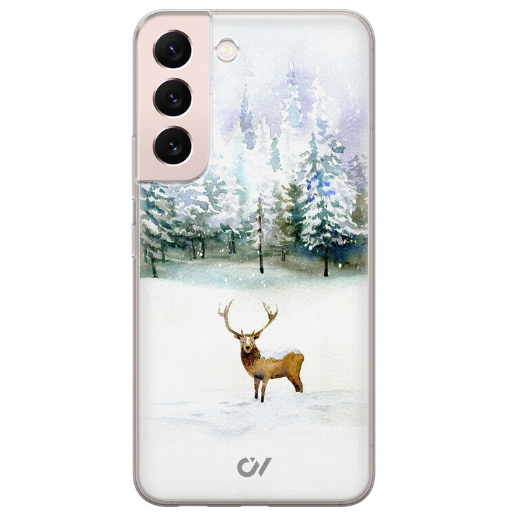 Casevibes Samsung Galaxy S22 hoesje siliconen - Rendier