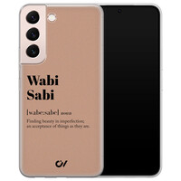Casevibes Samsung Galaxy S22 hoesje siliconen - Wabi Sabi