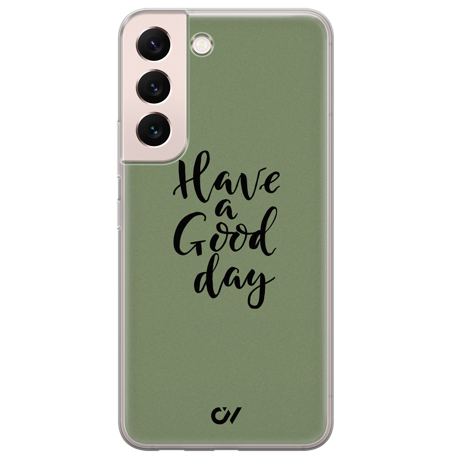 Casevibes Samsung Galaxy S22 hoesje siliconen - Good Day