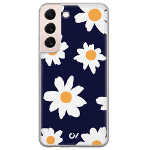 Casevibes Samsung Galaxy S22 hoesje siliconen - Sweet Daisies