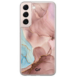 Casevibes Samsung Galaxy S22 hoesje siliconen - Marble Clouds