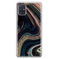 Casevibes Samsung Galaxy A51 hoesje siliconen - Marble Twilight