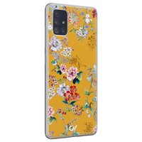 Casevibes Samsung Galaxy A51 hoesje siliconen - Floral Romance