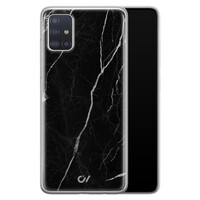 Casevibes Samsung Galaxy A51 hoesje siliconen - Marble Noir