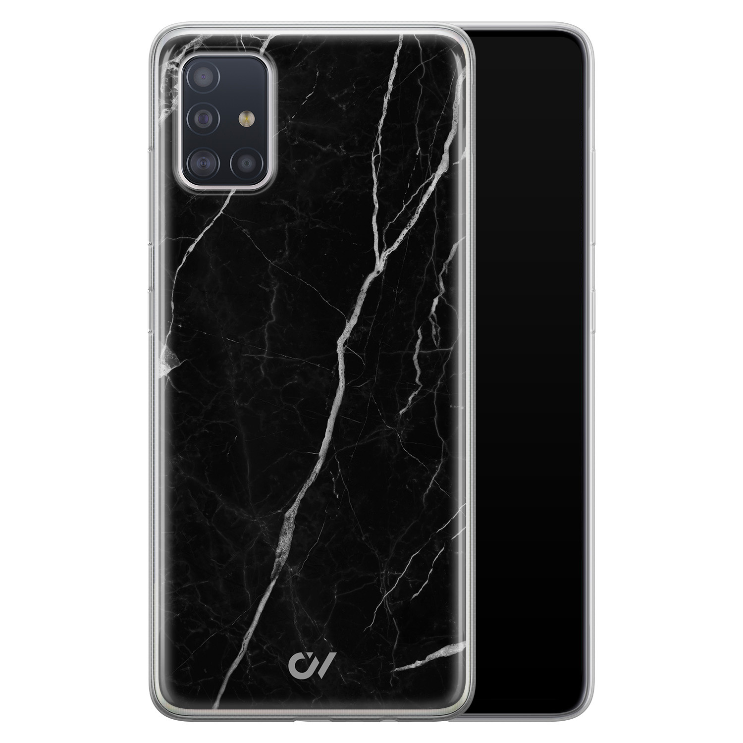 Casevibes Samsung Galaxy A51 hoesje siliconen - Marble Noir