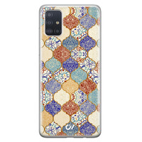Casevibes Samsung Galaxy A51 hoesje siliconen - Vintage Ceramic Tiles