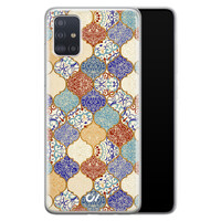 Casevibes Samsung Galaxy A51 hoesje siliconen - Vintage Ceramic Tiles