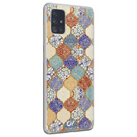 Casevibes Samsung Galaxy A51 hoesje siliconen - Vintage Ceramic Tiles