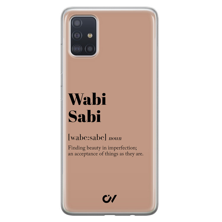 Casevibes Samsung Galaxy A51 hoesje siliconen - Wabi Sabi
