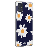 Casevibes Samsung Galaxy A51 hoesje siliconen - Sweet Daisies