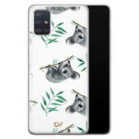 Casevibes Samsung Galaxy A51 hoesje siliconen - Koala Print