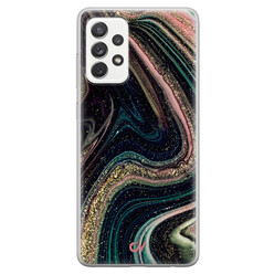 Casevibes Samsung Galaxy A52 hoesje siliconen - Marble Twilight