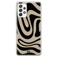 Casevibes Samsung Galaxy A52 hoesje siliconen - Abstract Black Waves