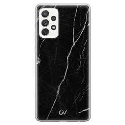 Casevibes Samsung Galaxy A52 hoesje siliconen - Marble Noir