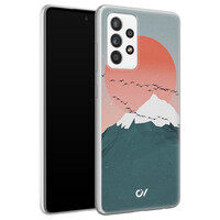 Casevibes Samsung Galaxy A52 hoesje siliconen - Mountain Birds