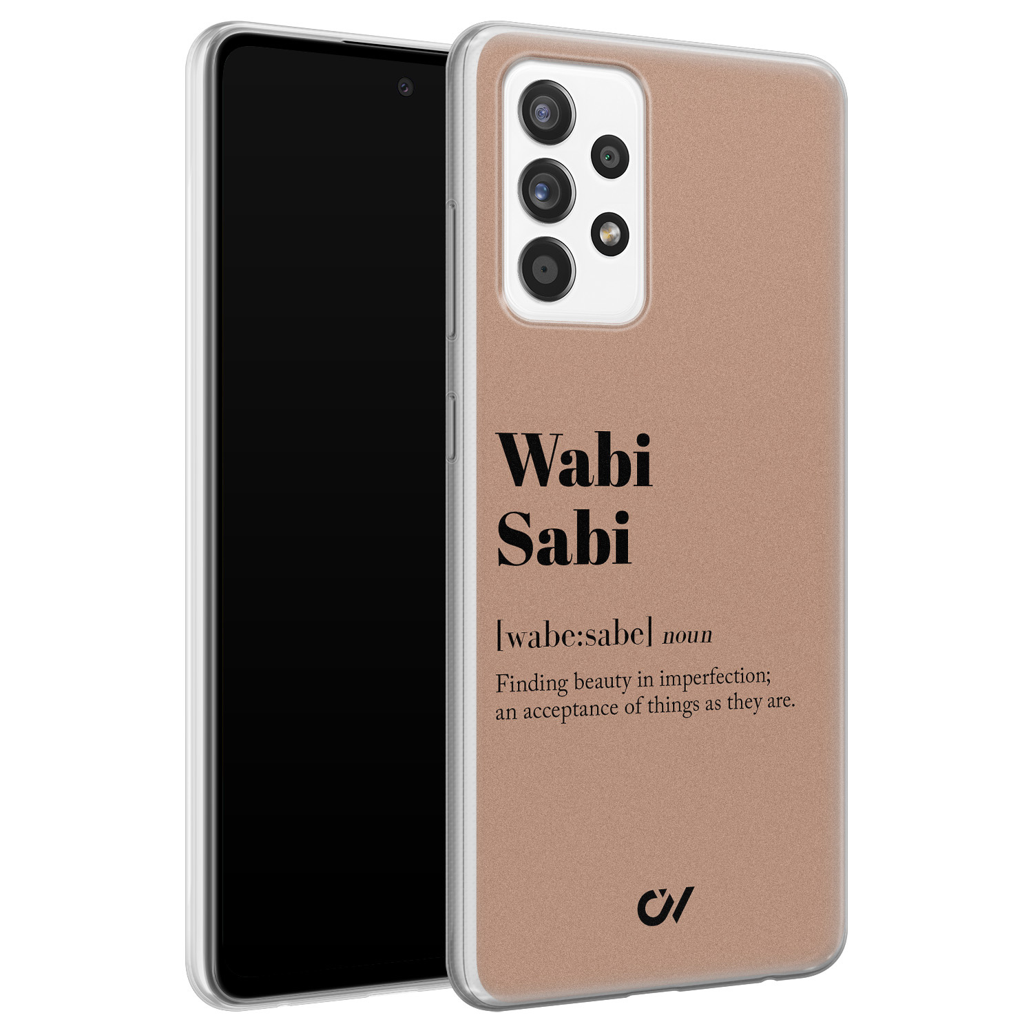 Casevibes Samsung Galaxy A52 hoesje siliconen - Wabi Sabi