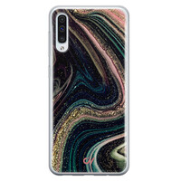 Casevibes Samsung Galaxy A50 hoesje siliconen - Marble Twilight